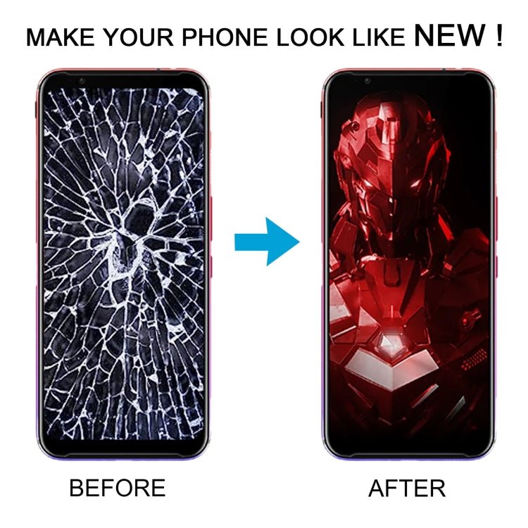 For ZTE Nubia Red Magic 3s LCD Screen Digitizer Full Assembly with Frame, For ZTE Nubia Red Magic 3s - ORIWHIZ