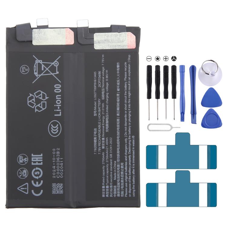 For ZTE Nubia Red Magic 9 Pro+ NX769J Li3927T89P8h613485 2700mAh Battery Replacement, For ZTE Nubia Red Magic 9 Pro+ - ORIWHIZ