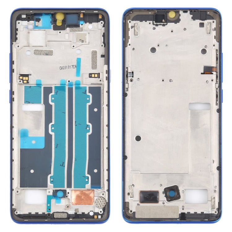Front Housing LCD Frame Bezel Plate for TCL 10 Plus T782H, For TCL 10 Plus (Blue), For TCL 10 Plus - ORIWHIZ