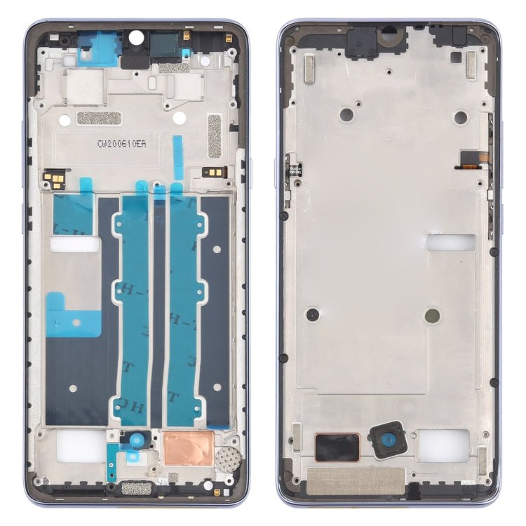 Front Housing LCD Frame Bezel Plate for TCL 10 Plus T782H, For TCL 10 Plus (Blue), For TCL 10 Plus - ORIWHIZ