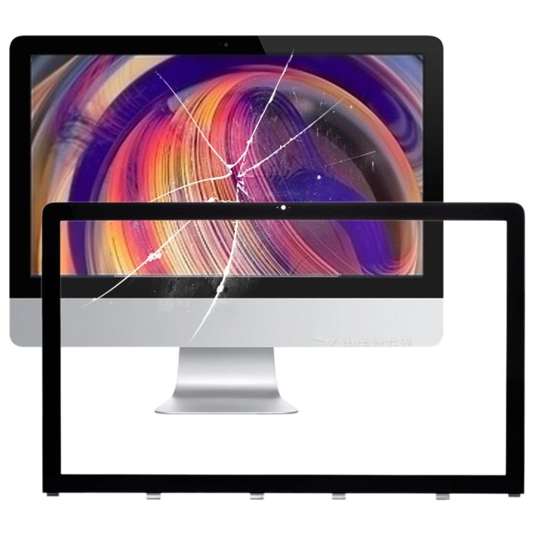 Front Screen Outer Glass Lens for iMac 27 inch A1312 2009 2010, For iMac 27 inch A1312 2009 2010 - ORIWHIZ
