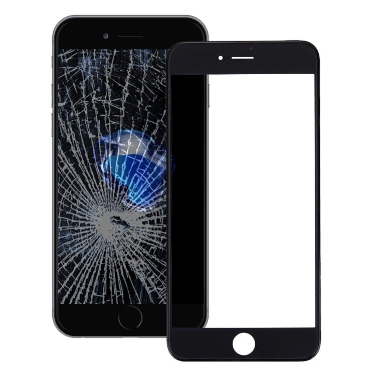 Front Screen Outer Glass Lens with Front LCD Screen Bezel Frame & OCA Optically Clear Adhesive for iPhone 7, For iPhone 7 (Frame+OCA) - ORIWHIZ