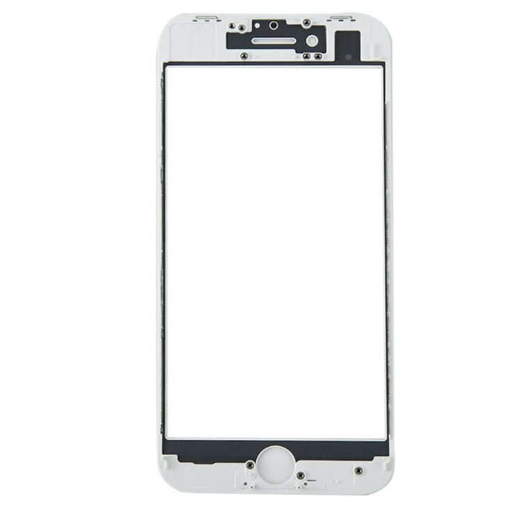 Front Screen Outer Glass Lens with Front LCD Screen Bezel Frame & OCA Optically Clear Adhesive for iPhone 8, For iPhone 8 (Frame+OCA) - ORIWHIZ