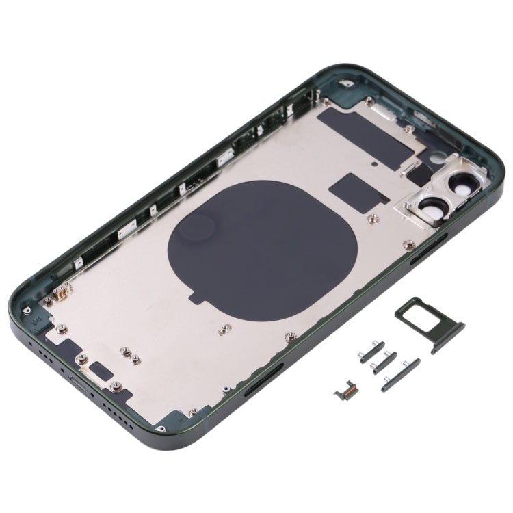 Frosted Frame Back Housing Cover with Appearance Imitation of iP13 Pro for iPhone 11, for iPhone 11(Frosted Frame,Green) - ORIWHIZ