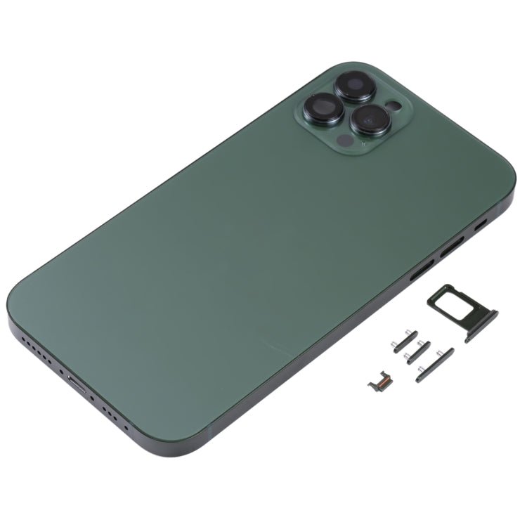 Frosted Frame Back Housing Cover with Appearance Imitation of iP13 Pro for iPhone 11, for iPhone 11(Frosted Frame,Green) - ORIWHIZ
