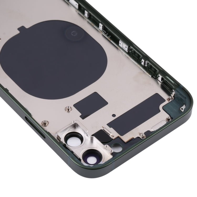 Frosted Frame Back Housing Cover with Appearance Imitation of iP13 Pro for iPhone 11, for iPhone 11(Frosted Frame,Green) - ORIWHIZ