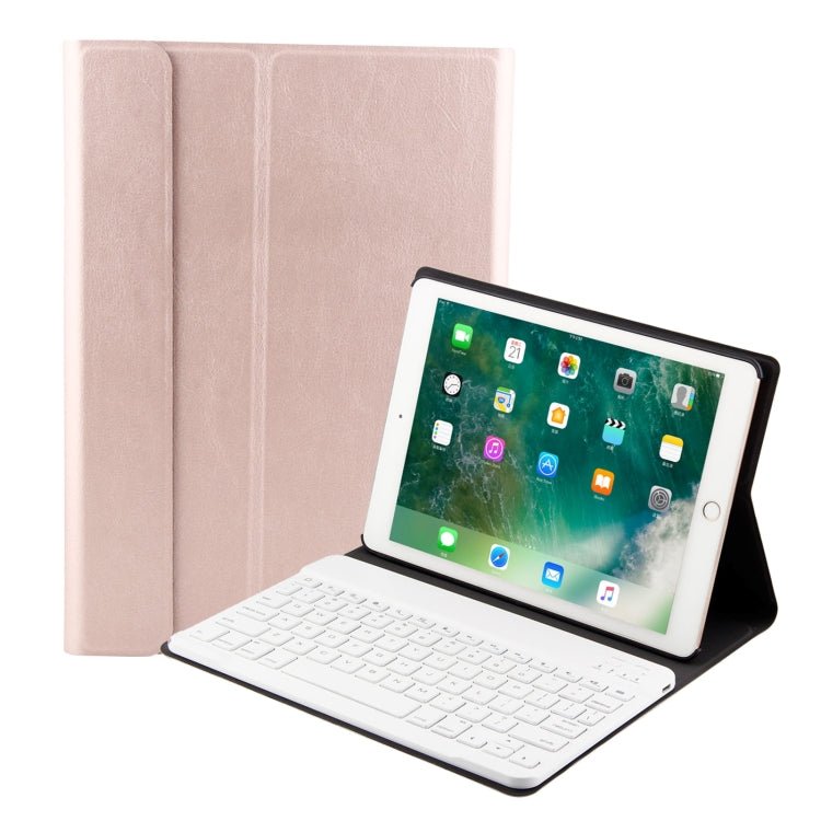 FT - 1030 Bluetooth 3.0 ABS Brushed Texture Keyboard + Skin Texture Leather Tablet Case for iPad Air / Air 2 / iPad Pro 9.7 inch, with Three - gear Angle Adjustment / Magnetic / Sleep Function, FT - 1030D - ORIWHIZApple AccessoriesiPad KeyboardiPad Keyboard For iPad Pro