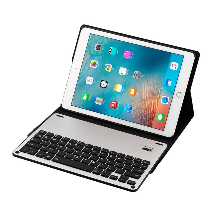 FT - 1038B Detachable Bluetooth 3.0 Aluminum Alloy Keyboard + Lambskin Texture Leather Tablet Case for iPad Air / Air 2 / iPad Pro 9.7 inch, with Water Repellent / Three - gear Angle Adjustment / Magnetic / Sleep Function, FT - 1038B - ORIWHIZApple AccessoriesiPad KeyboardiPad Keyboard For iPad Pro