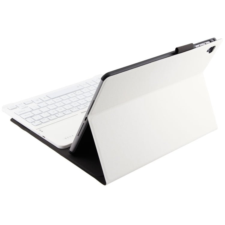 FT2068D For iPad Air 2 & Air 1 / Pro 9.7 inch & 2017 iPad & 2018 iPad Backlight Version Lambskin Texture Detachable Tempered Glass Bluetooth Keyboard Leather Tablet Case with Pen Slot & Stand Function - ORIWHIZApple AccessoriesiPad KeyboardiPad Keyboard Universal