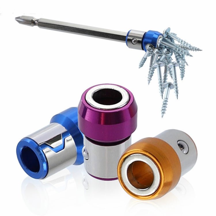 Full Metal Screwdriver Head Plus Magnet, CQ - 24 Blue, CQ - 24 Purple, CQ - 24 Orange - ORIWHIZ
