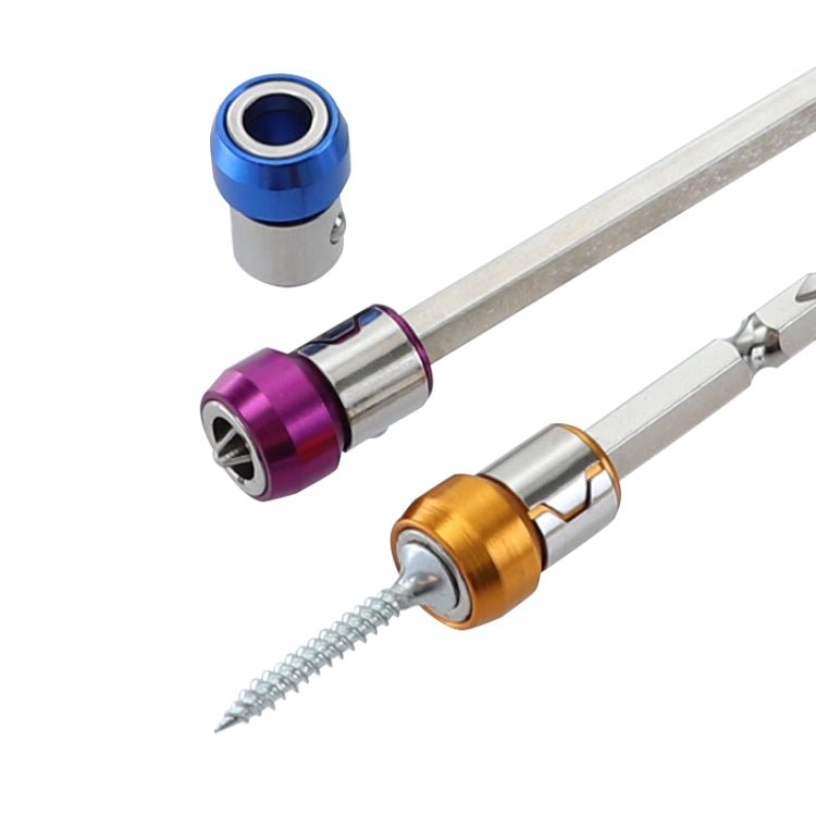 Full Metal Screwdriver Head Plus Magnet, CQ - 24 Blue, CQ - 24 Purple, CQ - 24 Orange - ORIWHIZ