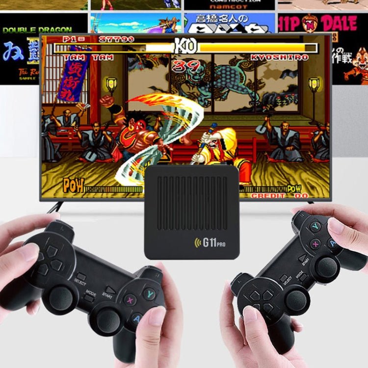 G11 PRO Game Machine TV Box Dual System HDMI HD 4K Retro Arcade, 64G 30,000+ Games, 128G 40,000+ Games, 256G 60,000+ Games, 64G+Charging Handle, 128G+Charging Handle, 256G+Charging Handle - ORIWHIZPocket ConsolePocket Console & AccessoriesToys & Hobbies