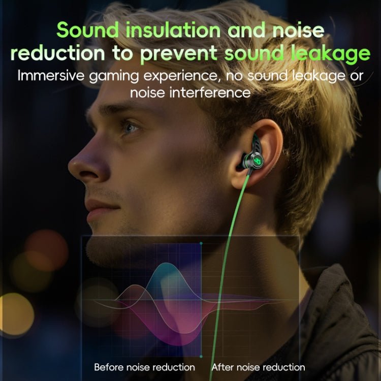 G29 USB - C / Type - C In - Ear Gaming Wired Earphone, Length: 1.2m - ORIWHIZ