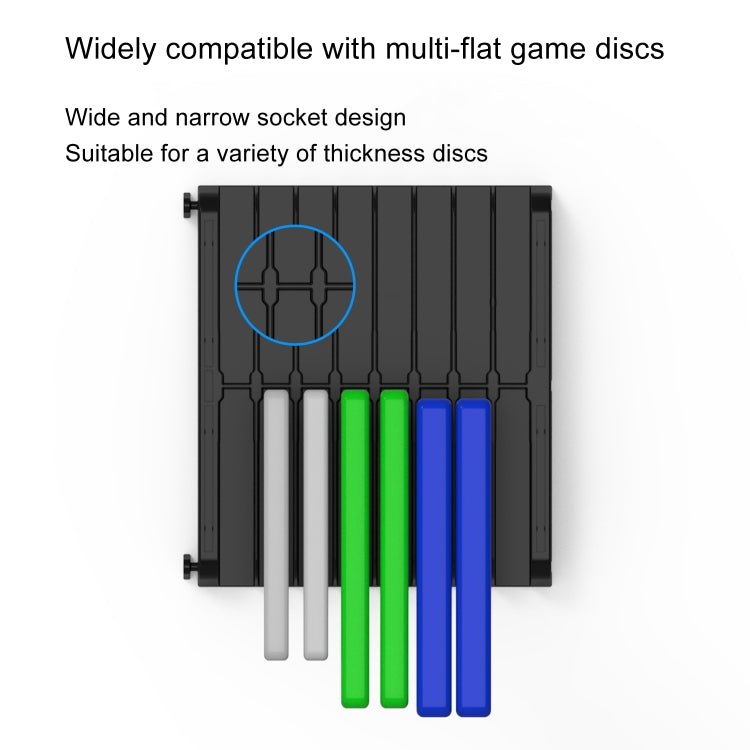Game Card CD Disk Storage Bracket Wall Mounted Storage CD Case, 32 sheets - ORIWHIZSony AccessoriesSony Accessories HolderToys & Hobbies