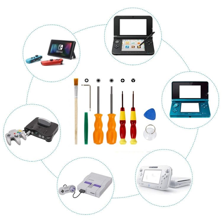 Game Console Disassembly Repair Tool Screwdriver Tool For NS Switch, 9 In 1, 10 In 1 - ORIWHIZ