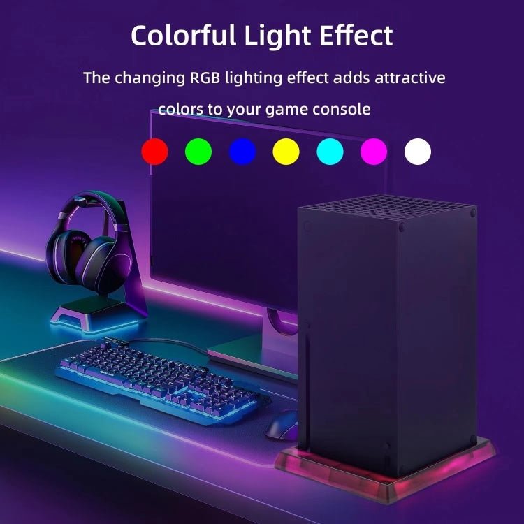 Game Console Symphony Cooling Base For Microsoft Xbox Series X/S, RGB Cooling Base, Cooling Fan - Ordinary) - ORIWHIZMicroSoft AccessoriesMicroSoft Accessories HolderToys & Hobbies