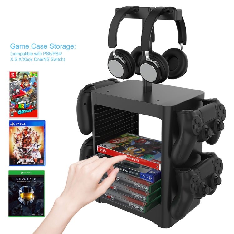Game Disc Storage Rack Headphone Storage Rack For PS5 / Xsx, For PS5 / Xsx - ORIWHIZSony AccessoriesSony Accessories HolderToys & Hobbies