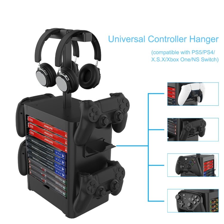 Game Disc Storage Rack Headphone Storage Rack For PS5 / Xsx, For PS5 / Xsx - ORIWHIZSony AccessoriesSony Accessories HolderToys & Hobbies