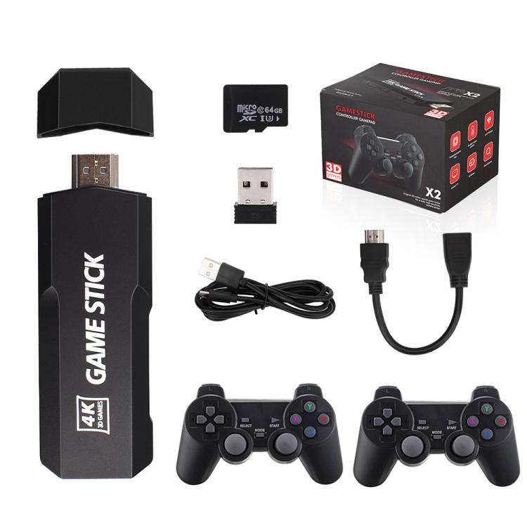 GD10 2.4G Wireless 4K HD TV Game Console PSP Game Box, Without Memory Card, 32G Built - in 15,000 Games, 64G Built - in 30,000 Games, 128G Built - in 40,000 Games - ORIWHIZPocket ConsolePocket Console & AccessoriesToys & Hobbies