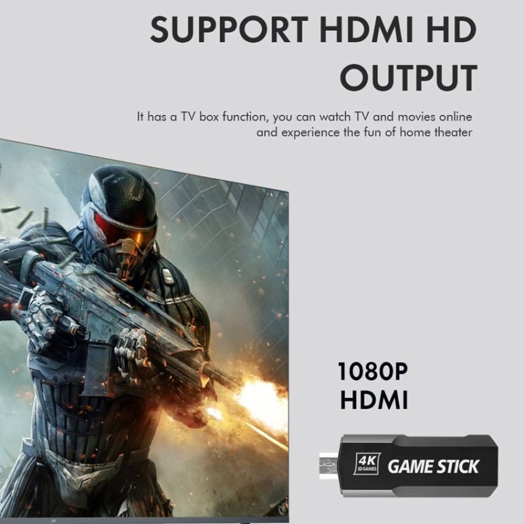 GD10 2.4G Wireless 4K HD TV Game Console PSP Game Box, Without Memory Card, 32G Built - in 15,000 Games, 64G Built - in 30,000 Games, 128G Built - in 40,000 Games - ORIWHIZPocket ConsolePocket Console & AccessoriesToys & Hobbies