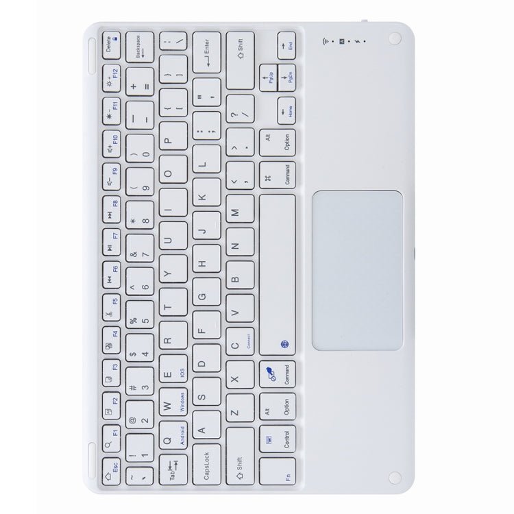 H - 097C Touch Bluetooth Keyboard Leather Case with Rear Three - fold Holder, For iPad 9.7 2018 & 2017, For iPad Pro 11 inch 2021 & 2020 & 2018 / Air 2020 10.9 - ORIWHIZApple AccessoriesiPad KeyboardiPad Keyboard Universal