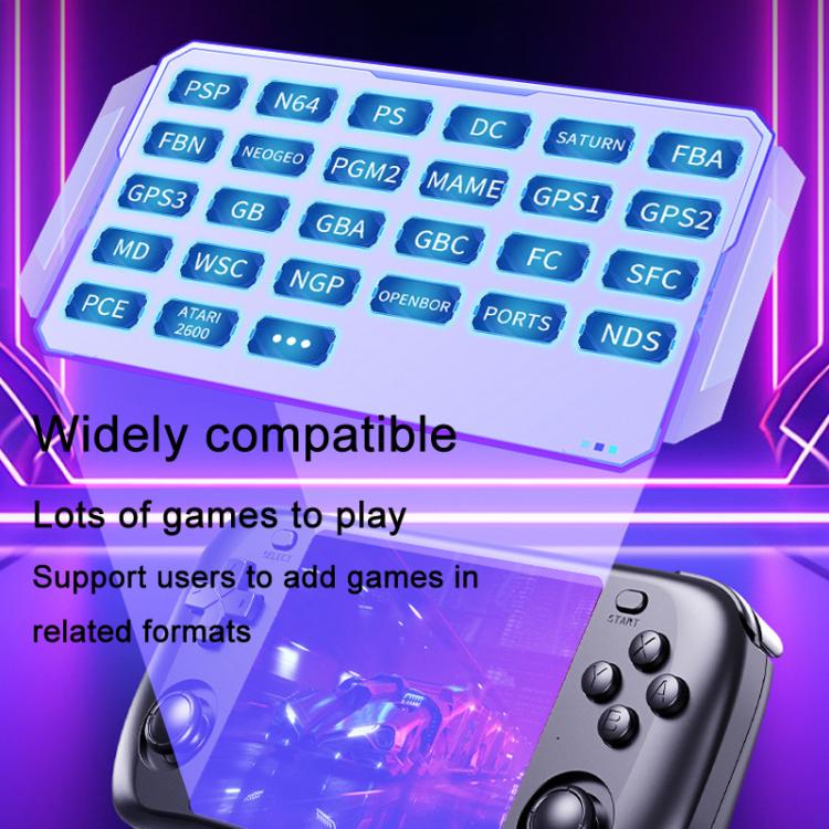 H36S 3.5 Inch IPS HD Screen Retro PSP Game Console Linux System GBA Handheld Video Game Console, 64G, 128G - ORIWHIZPocket ConsolePocket Console & AccessoriesToys & Hobbies