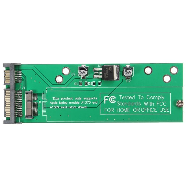 Hard Disk Drive Adapter 12 + 6 - pin To SATA 22 - Pin SSD Adapter Converter Card for Apple MacBook Air 2010 2011, HDD To SATA SSD - ORIWHIZ