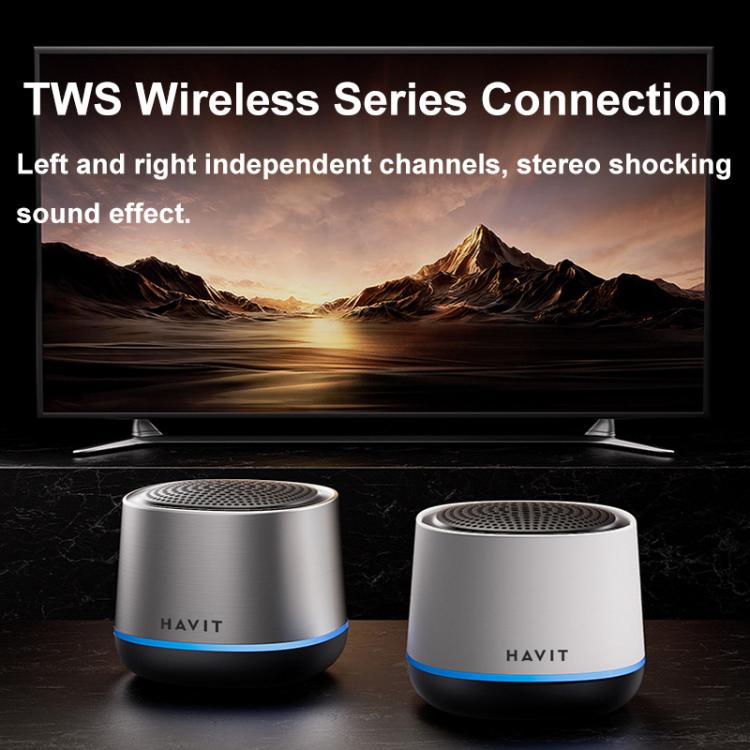 Havit M8 Mini TWS Wireless Bluetooth Speaker Home Subwoofer - ORIWHIZ