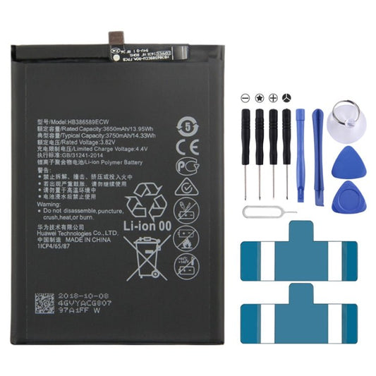 HB386589ECW Li - ion Polymer Battery for Huawei Honor 8X / P10 Plus / Mate20 Lite / Nova 3 / Honor Play / Nova 4, For Honor 8X - ORIWHIZ