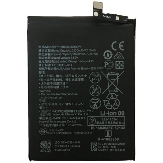 HB396285ECW Li - ion Polymer Battery for Huawei P20 / Honor 10 / Nova Lite 3, For Honor 10 - ORIWHIZ
