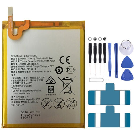 HB396481EBC Li - ion Polymer Battery for Huawei Ascend G7 Plus / Honor 5X / G8 / G8X / RIO L03 - UL00TL00AL00, For Ascend G7 Plus - ORIWHIZ