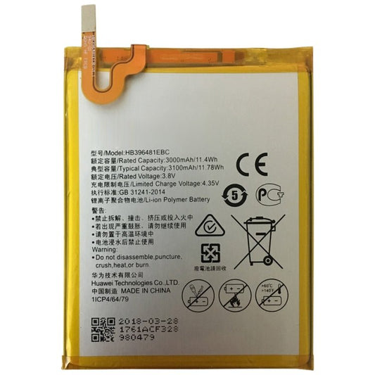 HB396481EBC Li - ion Polymer Battery for Huawei Ascend G7 Plus / Honor 5X / G8 / G8X / RIO L03 - UL00TL00AL00, For Ascend G7 Plus - ORIWHIZ