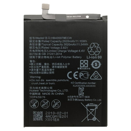 HB405979ECW Li - ion Polymer Battery for Huawei Nova / Enjoy 6S / Honor 6C / Y5 2017 / P9 Lite, For Nova - ORIWHIZ