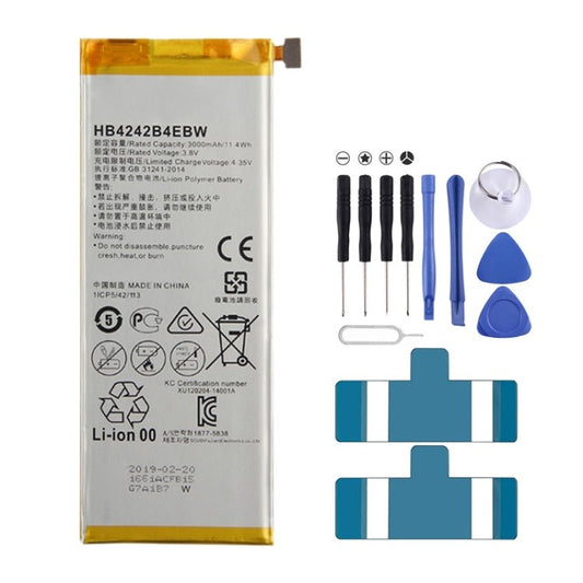 HB4242B4EBW Li - ion Polymer Battery for Huawei Honor 6 / Honor 4X, For Honor 6 - ORIWHIZ