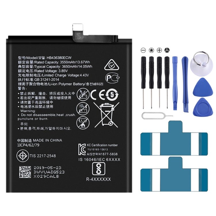 HB436380ECW for Huawei P30 Li - ion Polymer Battery, For P30 - ORIWHIZ