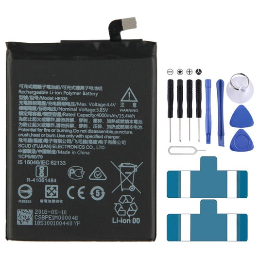 HE338 for Nokia 2 TA - 1029/DS Li - ion Polymer Battery, For Nokia 2 - ORIWHIZ