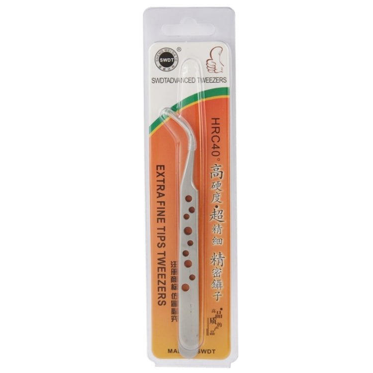 High - Hardness Anti - Magnetic Anti - Acid Steel Curved Tweezers, Curved Head - ORIWHIZ
