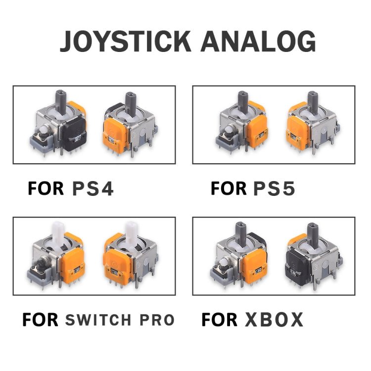 High - precision Adjustable Hall Electromagnetic Joystick, For PS5 Gen3, For PS4, For Switch Pro, For XBOX - ORIWHIZ