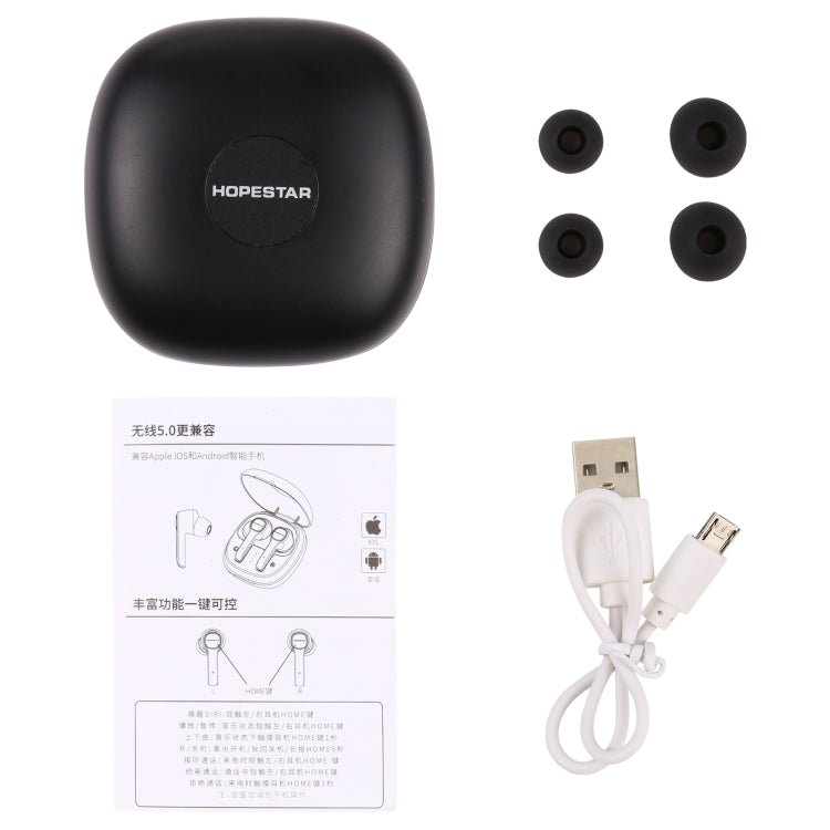 HOPESTAR S12 Bluetooth 5.0 True Wireless Bluetooth Earphone, S12 - ORIWHIZ