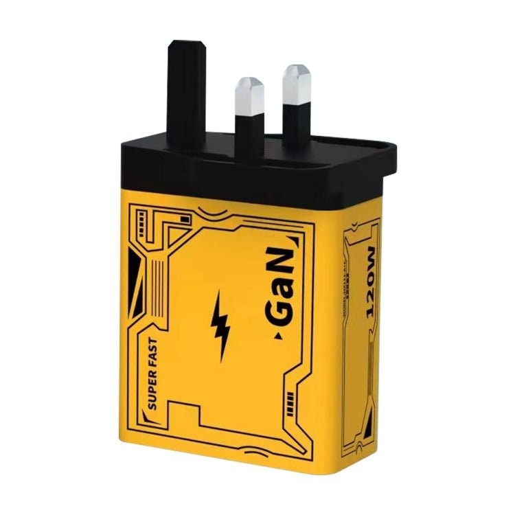 HX111 120W USB, Type - C GaN Ultra - fast Charger, US Plug, EU Plug, UK Plug - ORIWHIZ