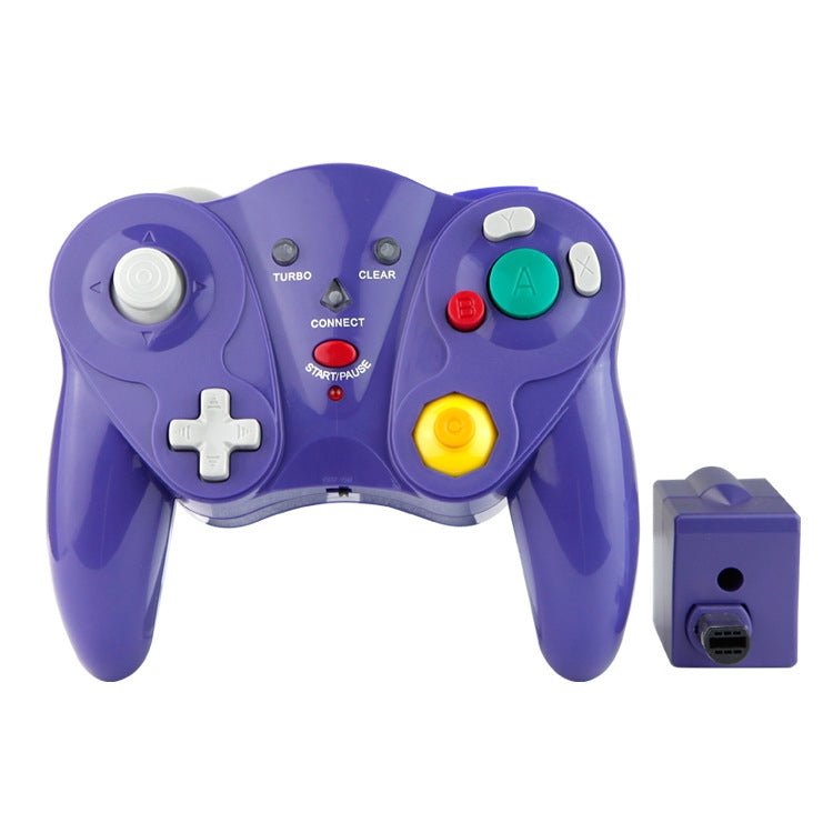 HY - 5201 2.4HGz Wireless Gamepad For Nintendo NGC, HY - 5201 White, HY - 5201Purple, HY - 5201Black, HY - 5201Orange, HY - 5201Silver - ORIWHIZNintendo AccessoriesNintendo Accessories GamepadsToys & Hobbies