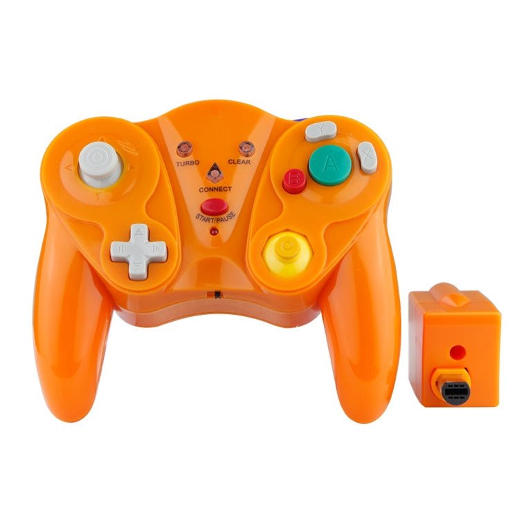 HY - 5201 2.4HGz Wireless Gamepad For Nintendo NGC, HY - 5201 White, HY - 5201Purple, HY - 5201Black, HY - 5201Orange, HY - 5201Silver - ORIWHIZNintendo AccessoriesNintendo Accessories GamepadsToys & Hobbies