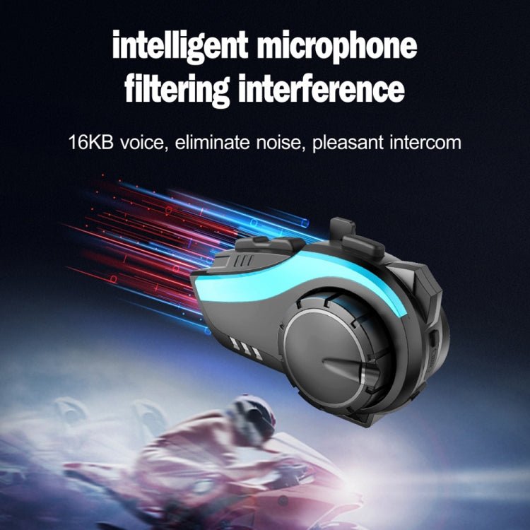 Hysnox HY - 02 Bluetooth 5.0 Motorcycle Helmet Headset 2000M 6 Riders Intercom Headset - ORIWHIZConsumer ElectronicsMotorcycle Walkie TalkieWalkie Talkie