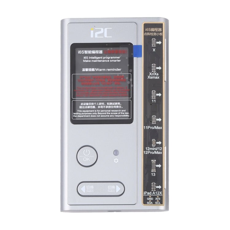 i2C i6S Intelligent Programmer Dot Matrix Test Board for iPhone X - 12 Series, Dot Matrix Test Board - ORIWHIZ
