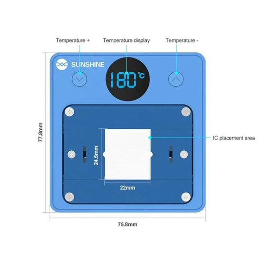 IC Chip Heating Glue Remover Mobile Phone Repair Chip Fast Heating Efficient Glue Removal Tool, SUNSHINE SS - T12C - ORIWHIZ