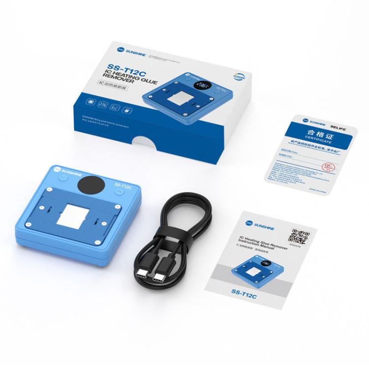 IC Chip Heating Glue Remover Mobile Phone Repair Chip Fast Heating Efficient Glue Removal Tool, SUNSHINE SS - T12C - ORIWHIZ