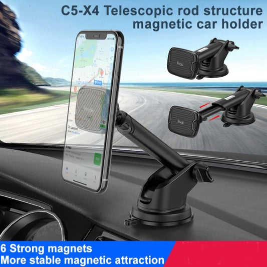 IMAK C5 - X4 Telescopic Rod Magnetic Car Holder, C5 - X4 - ORIWHIZ
