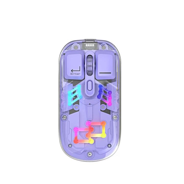 IMICE T300 4 Keys 1600DPI RGB Luminous Mouse Bluetooth Dual Mode Charging Wireless Silent Mouse With Magnetic Back Cover - ORIWHIZComputer & NetworkingiMICEMice & Keyboard