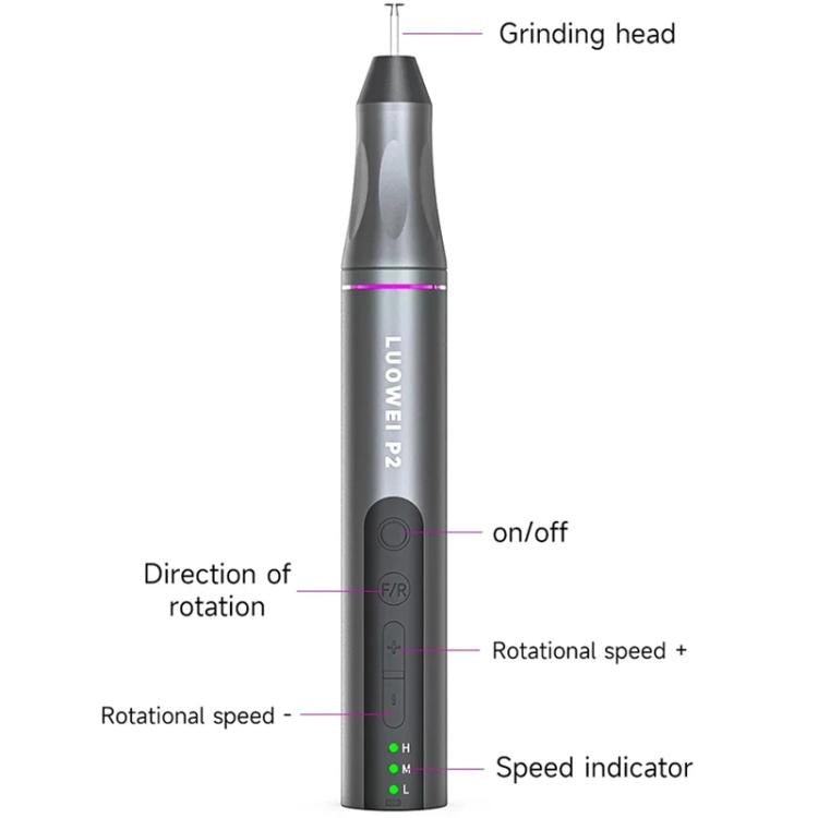 Intelligent Grinding Pen Handheld Small Electric Grinding and Engraving Machine Electric Polishing Machine, P2 Polishing Machine - ORIWHIZ