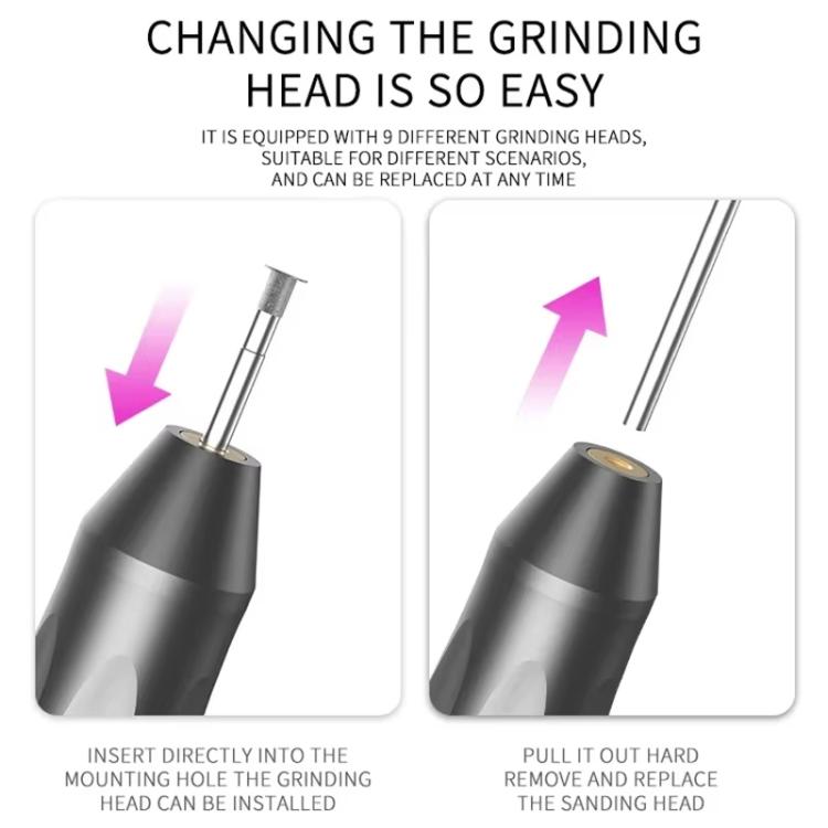 Intelligent Grinding Pen Handheld Small Electric Grinding and Engraving Machine Electric Polishing Machine, P2 Polishing Machine - ORIWHIZ
